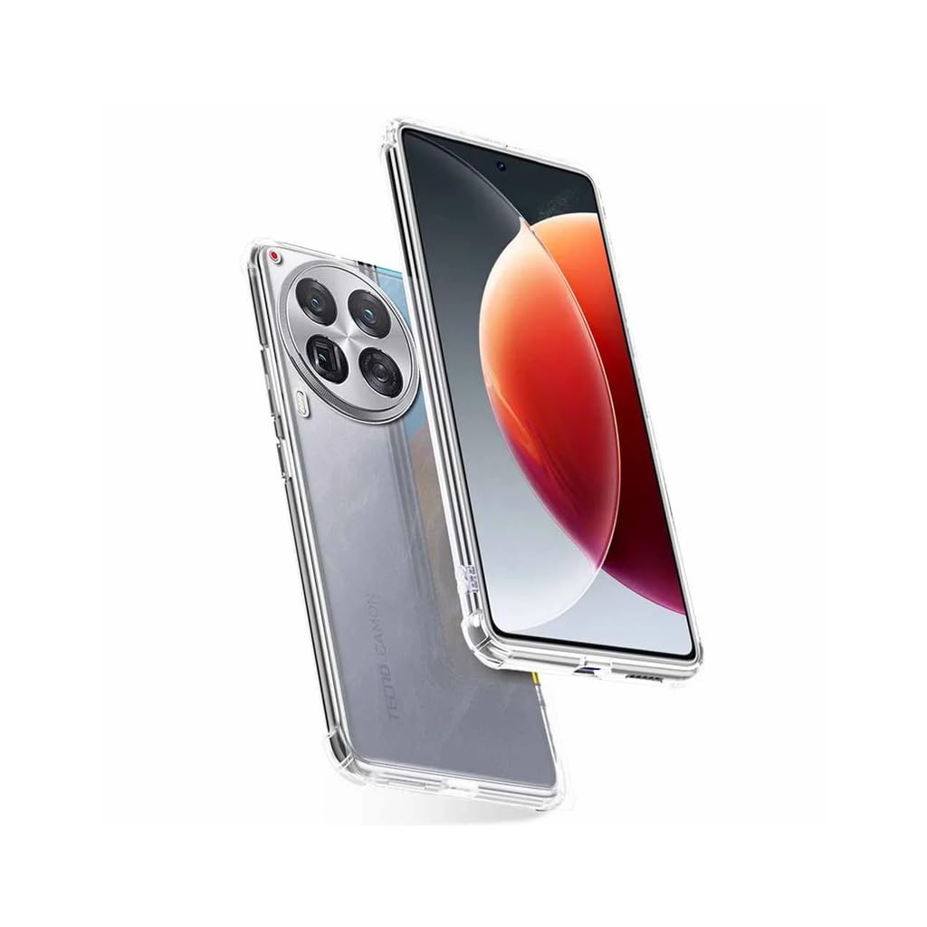 Чохол до мобільного телефона BeCover Anti-Shock Tecno Camon 30 (CL6) Clear (711790) - зображення 3