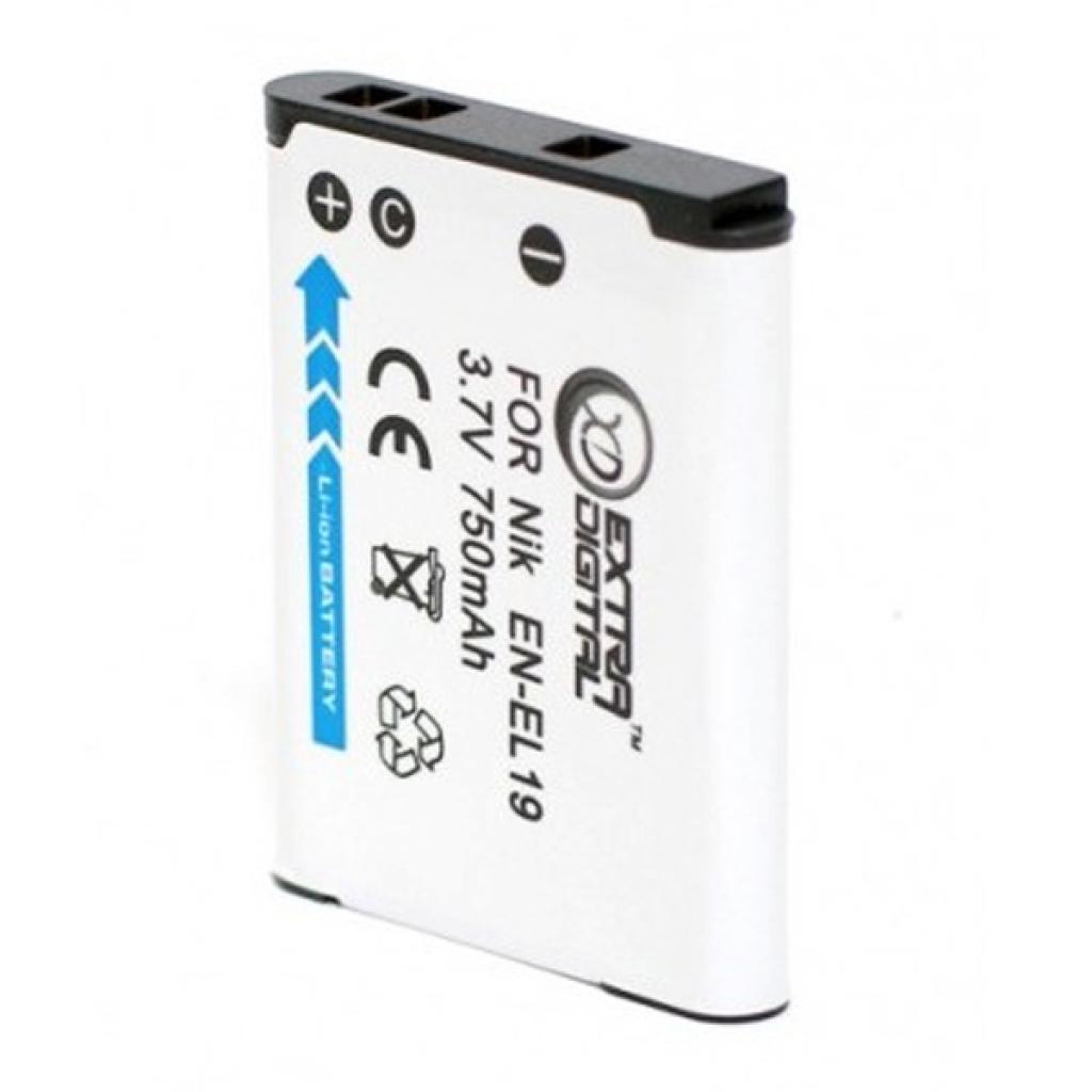 Акумулятор до фото/відео Extradigital Nikon EN-EL19 (BDN2525) - зображення 2