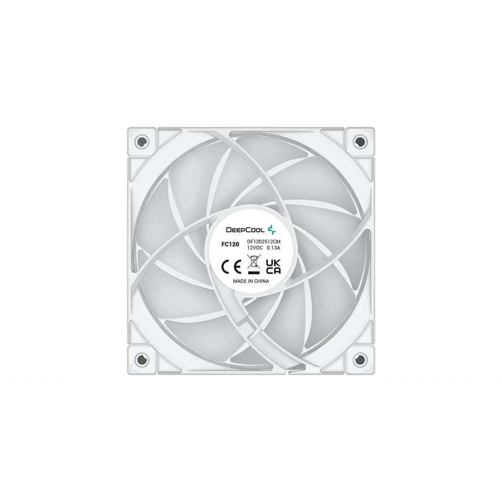 Кулер до корпусу Deepcool FC120 white 3 in 1 - зображення 8
