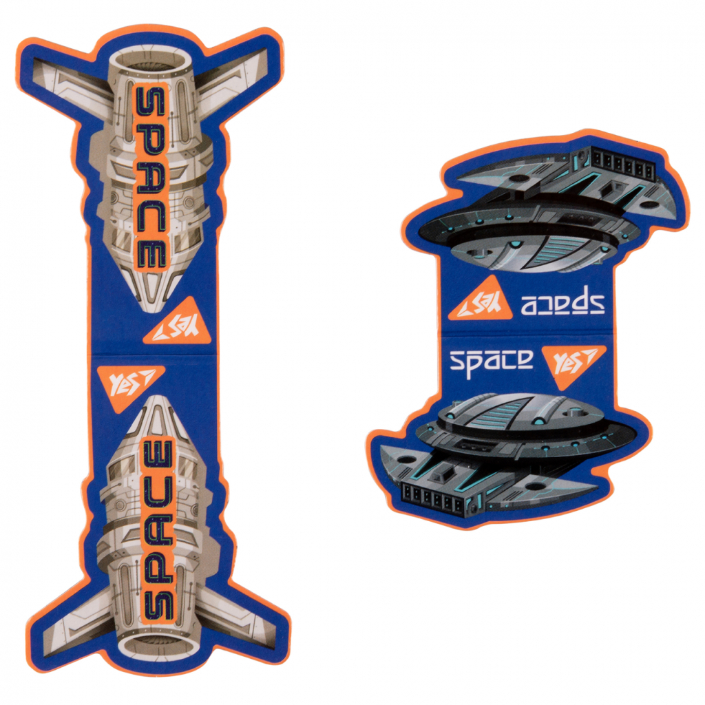 Закладки для книг Yes магнітні Ultra Space, 2шт (708117) - зображення 2