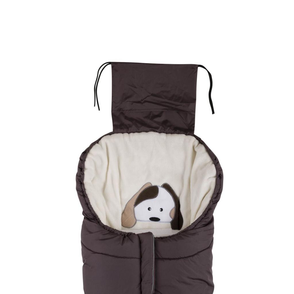 Зимовий конверт Nuvita СUCCIOLI JUNIOR коричневий (NV9605CUCCIOLOJRTAUPE) - зображення 3