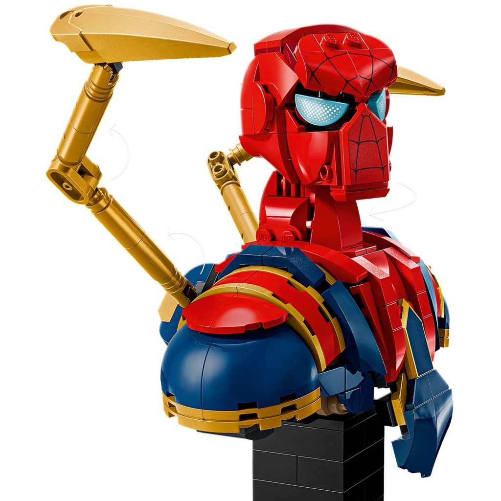 Конструктор LEGO Super Heroes Погруддя Залізної Людини-Павука (76326) - зображення 5