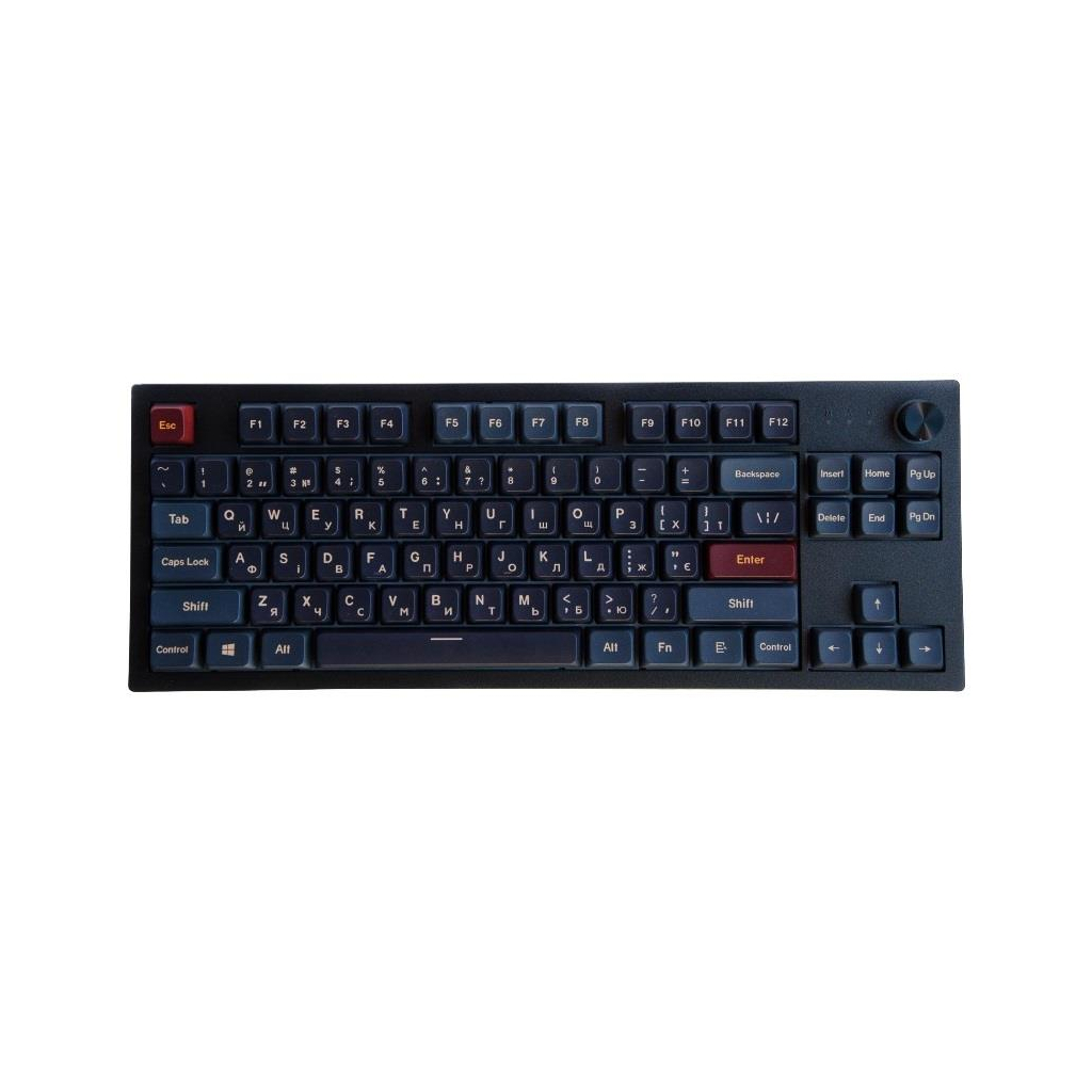 Клавіатура MONTECH Darkness MK87DR TKL DR USB UA Black (MK87DR) - зображення 1