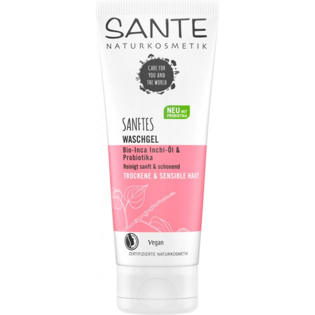 Гель для вмивання Sante ніжний з Інка Інчі і пробіотиками 100 мл (4025089084686) - изображение 1