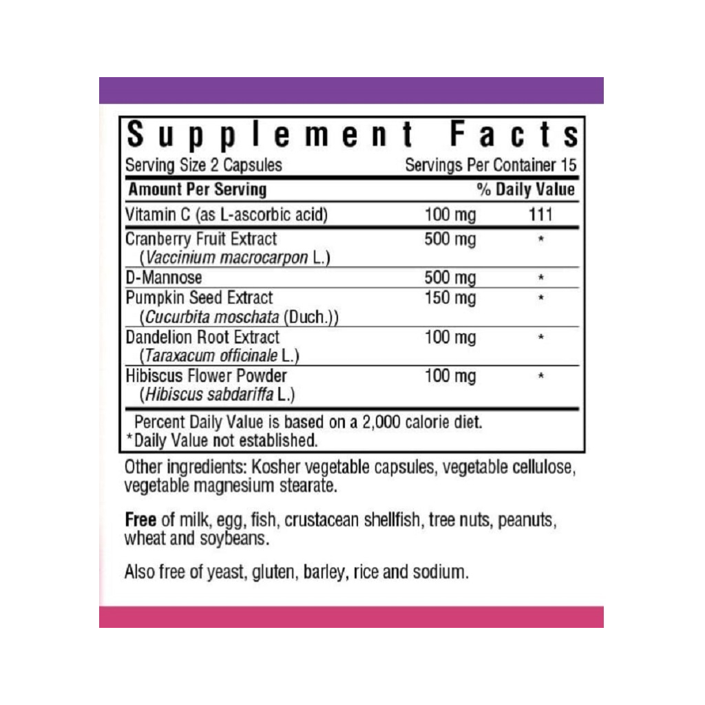 Вітамінно-мінеральний комплекс Bluebonnet Nutrition Комплекс для сечовивідних шляхів, Targeted Choice, Urinary T (BLB2026) - зображення 2