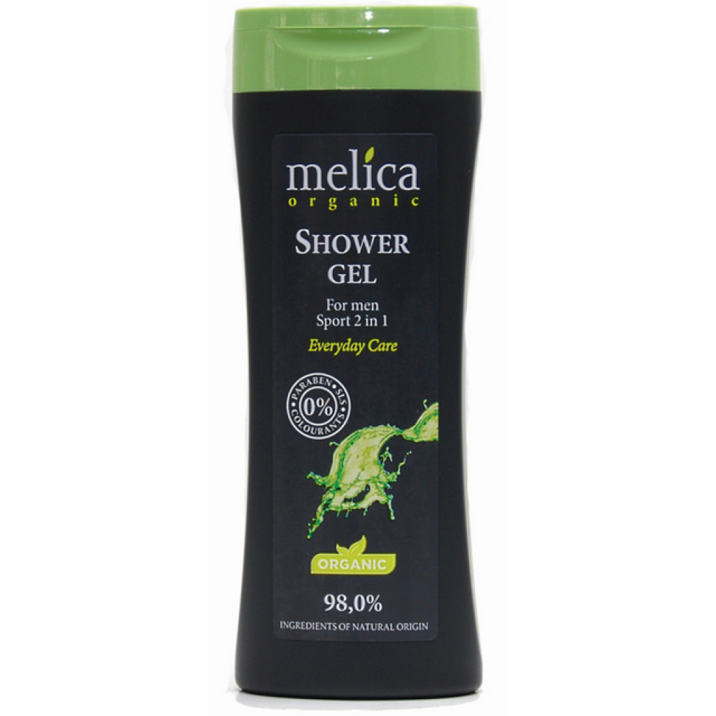 Гель для душу Melica Organic Спорт 2 в 1 для чоловіків 250 мл (4770416001149) - зображення 1
