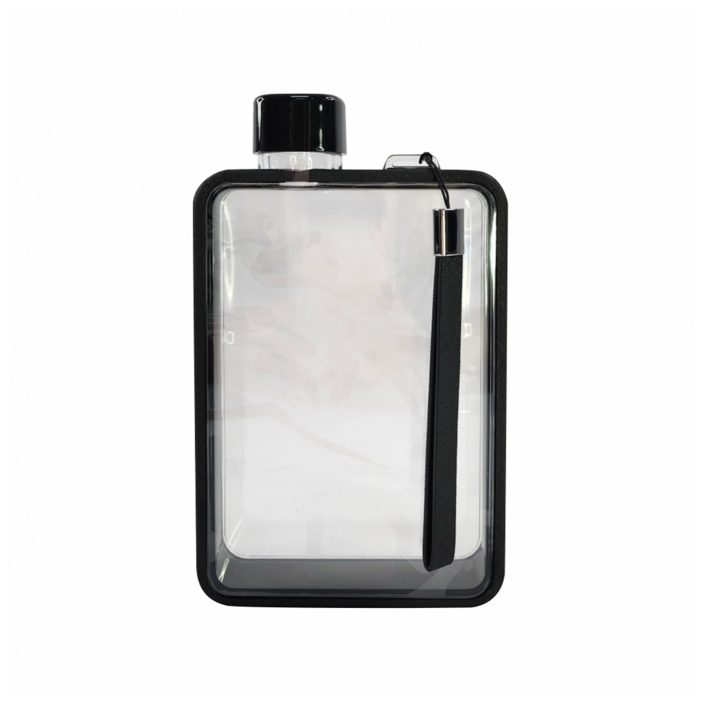 Пляшка для води Line Art Bella 380 мл чорна (60010118LA-01) - зображення 3