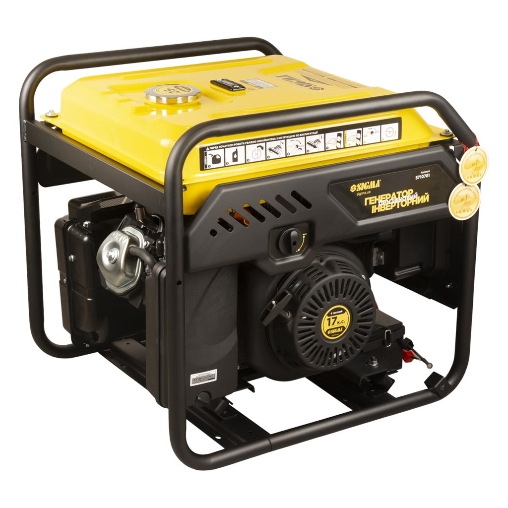 Генератор Sigma інверторний, 7.5/8.0kW, 25л, з виведенням під АВР (5710781) - зображення 6