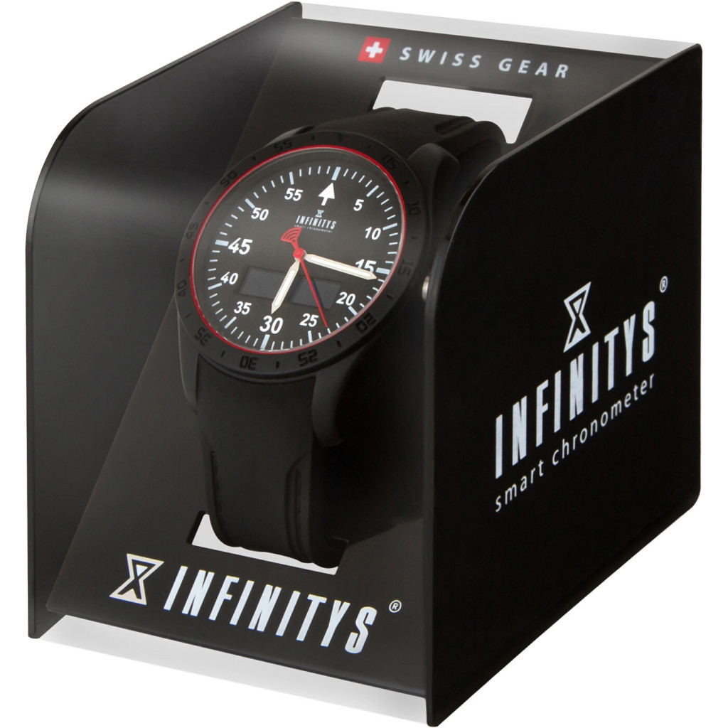Смарт-годинник Atrix INFINITYS X20 45mm Swiss Sport Chrono Black-silicone Смарт-г (swwpaii2sscbs) - зображення 4