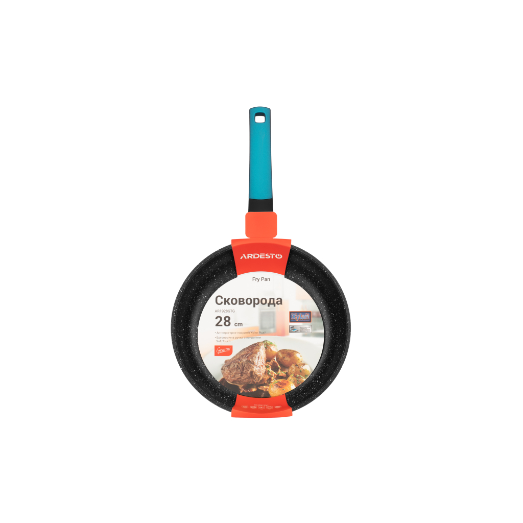 Сковорода Ardesto Gemini Foggia 28 см Blue (AR1928GTG) - зображення 2