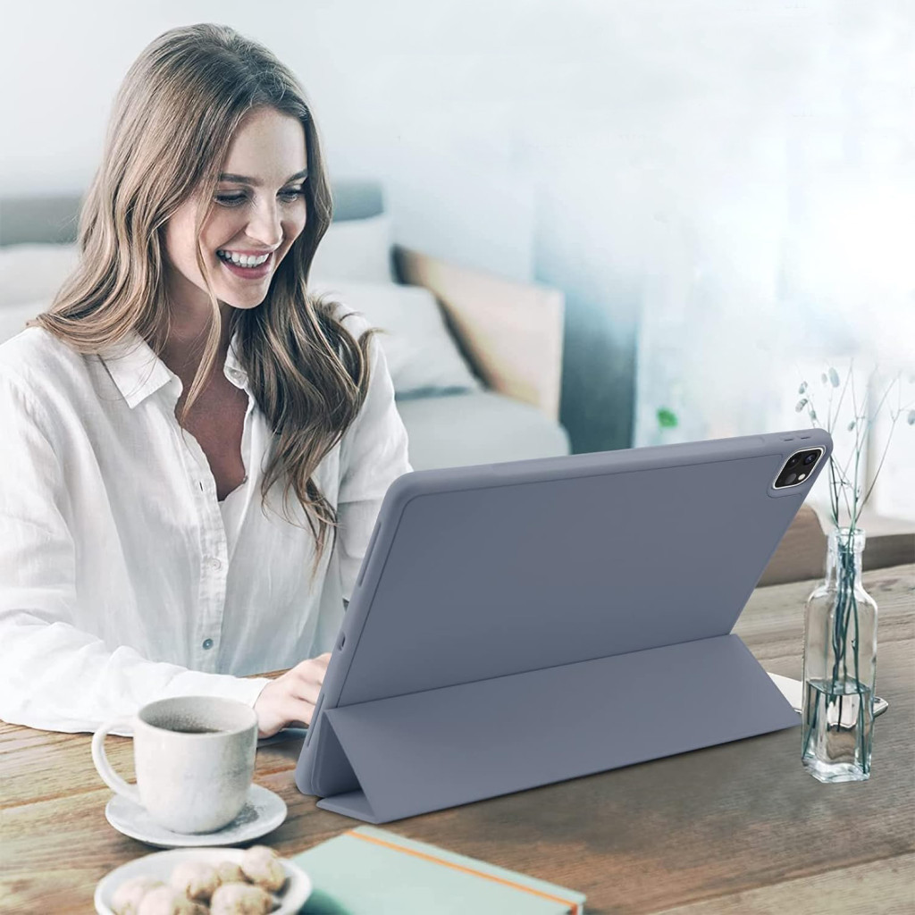 Чохол до планшета BeCover Tri Fold Hard TPU Apple iPad Pro 11 2020/2021/2022 Purple (711114) - зображення 6