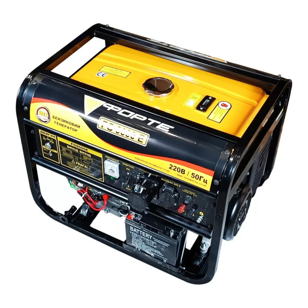 Генератор Forte FG9000E 7kW (59706) - зображення 4