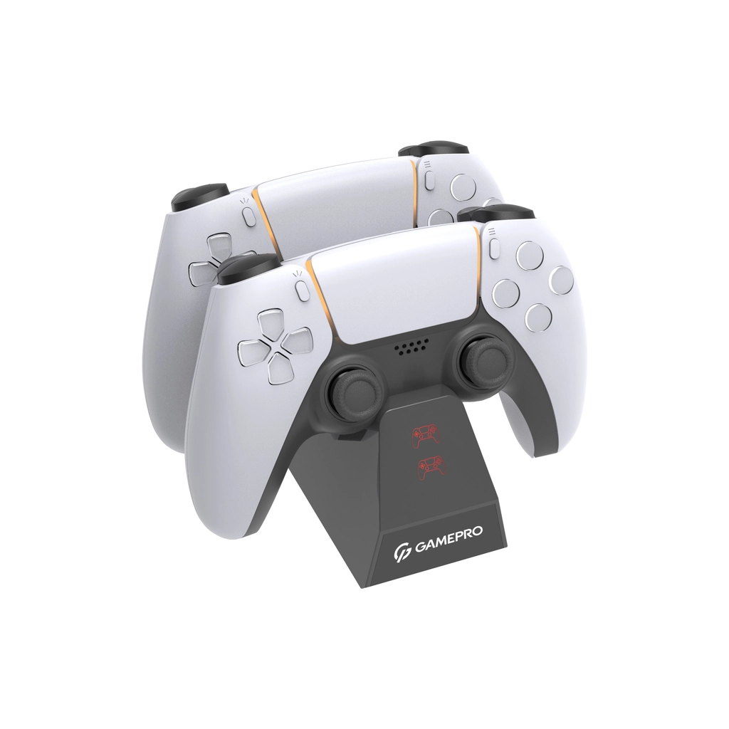 Зарядний пристрій GamePro CHS420B Для геймпадів DualSense PS5 Black (CHS420B) - изображение 2