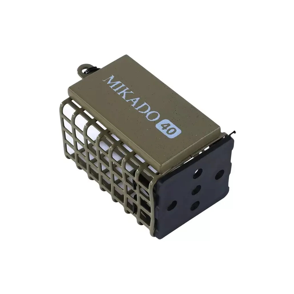 Годівниця Mikado Feeder Quadrate 25х30х44 мм 40 г Olive (AMKZ-02-40-CO) - зображення 1