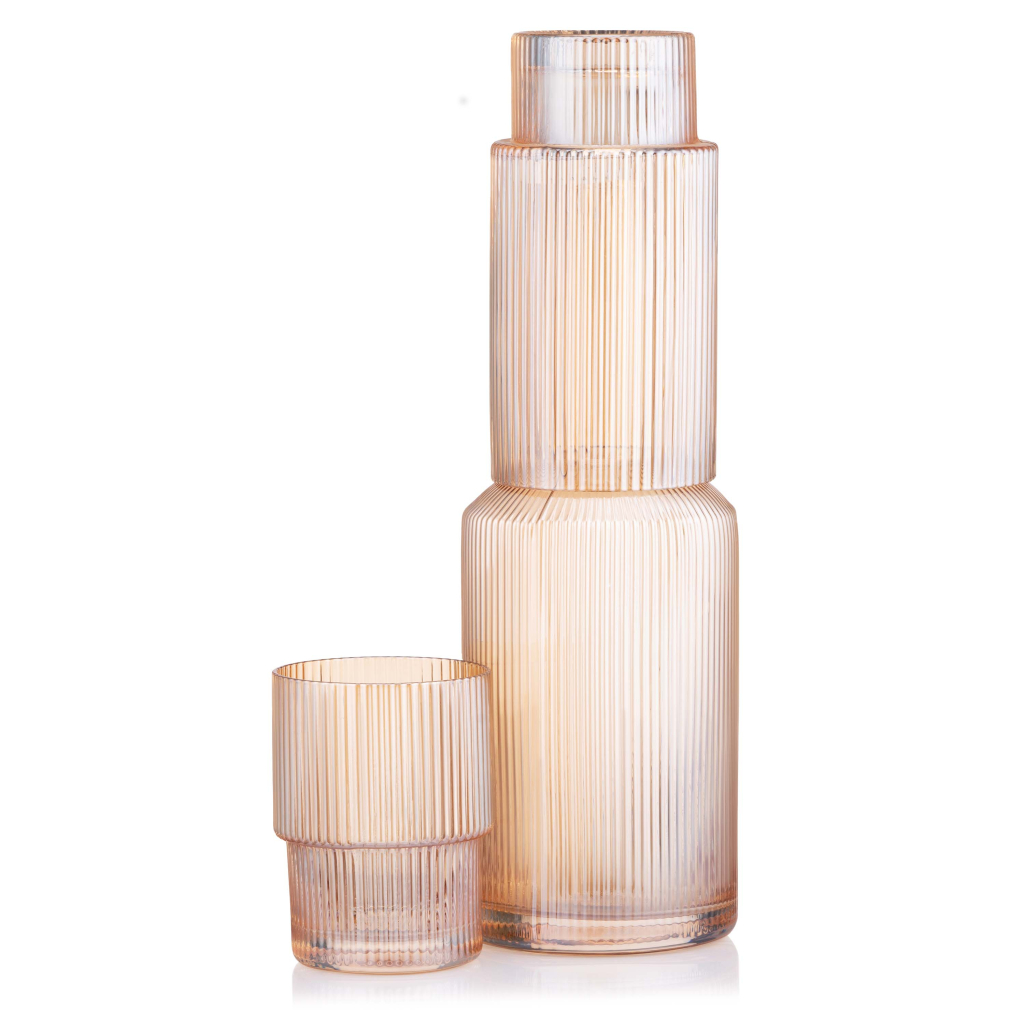 Карафа Ardesto 800мл, боросилікатне скло, золотистий (AR2690GG) - зображення 5