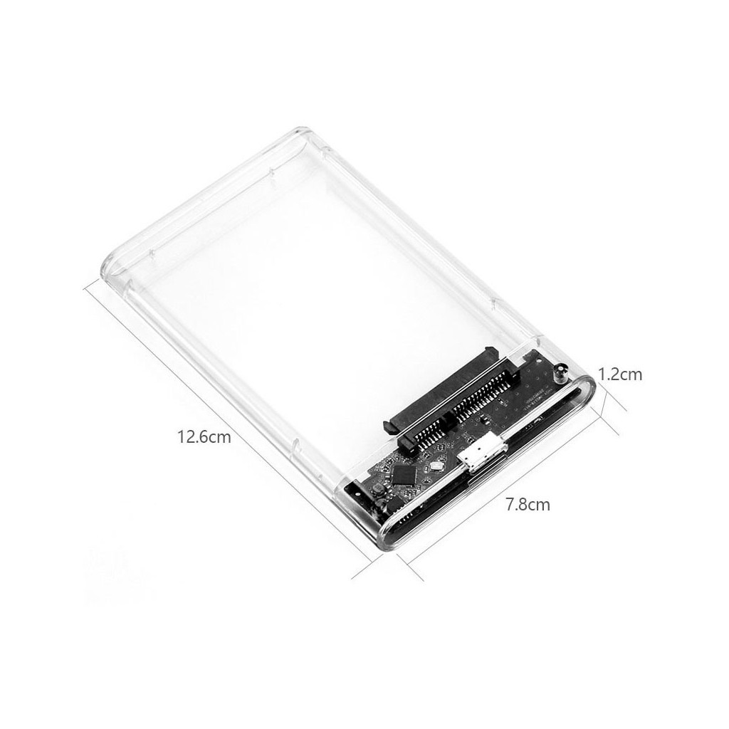Кишеня зовнішня Dynamode 2.5" SATA HDD/SSD USB 3.0 Transparent (DM-CAD-25316) - зображення 9