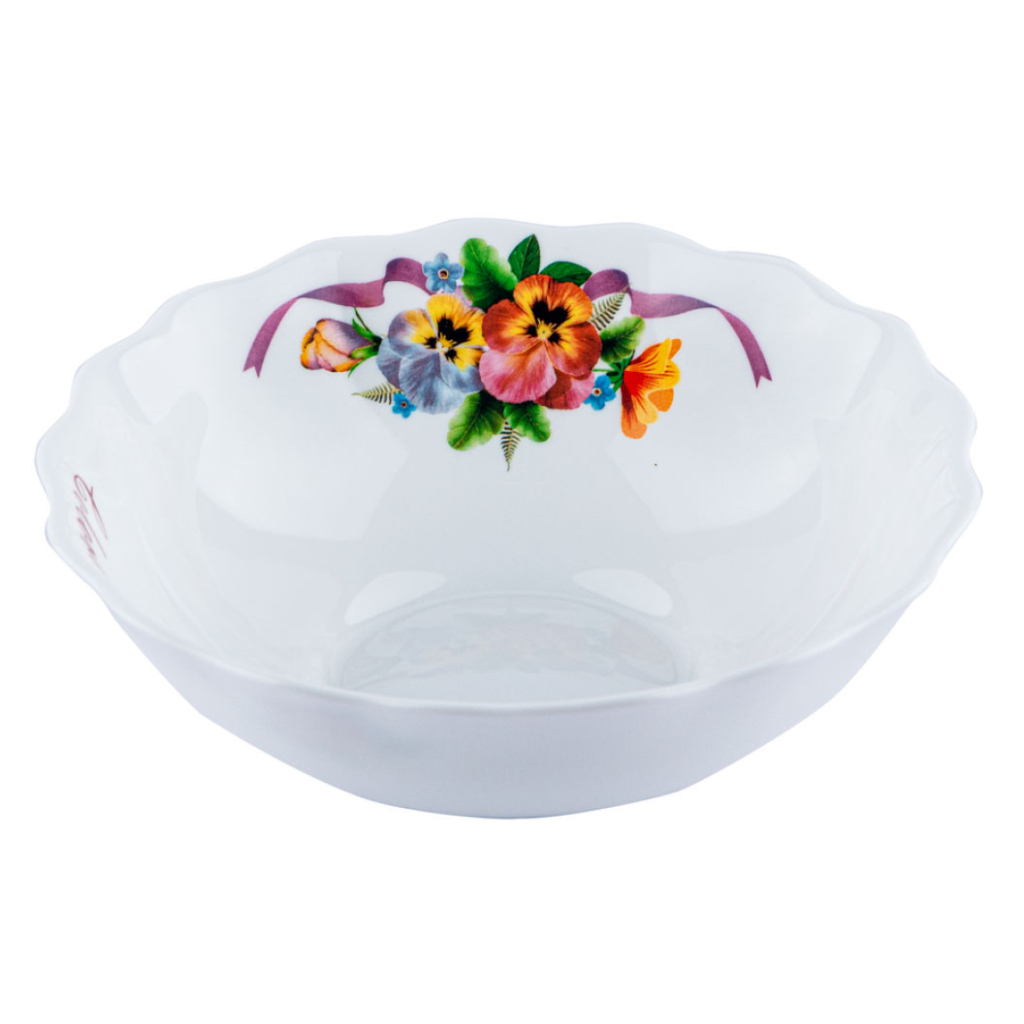 Салатник Vittora "Фіалки" Wave 15,5 см (V-155V) - зображення 1
