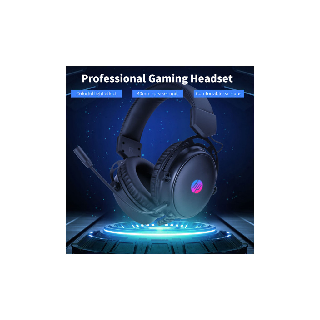 Навушники HP DHE-8005 Gaming USB 7.1 Black (DHE-8005U) - зображення 7