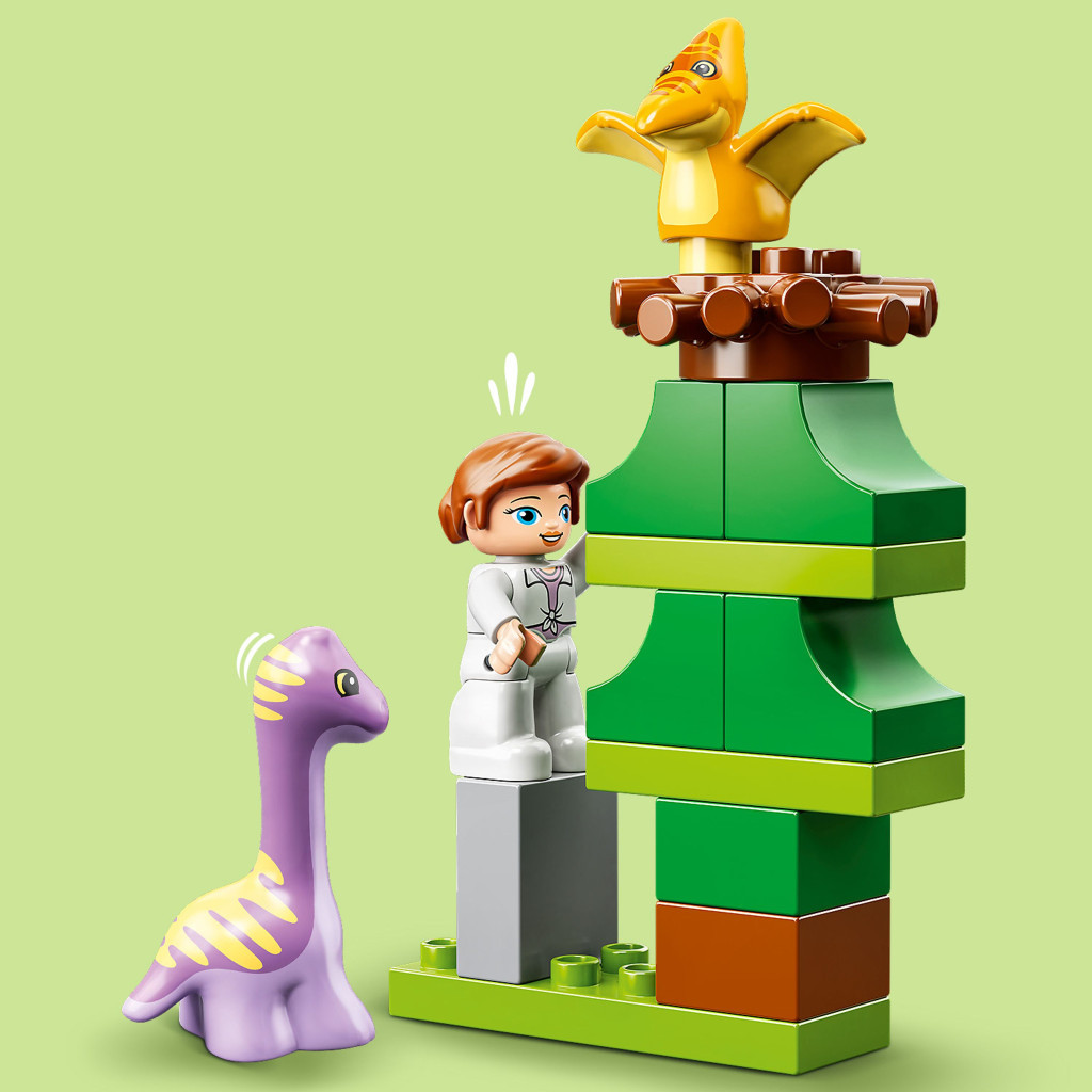 Конструктор LEGO DUPLO Jurassic World Ясла для динозаврів 27 деталей (10938) - зображення 8