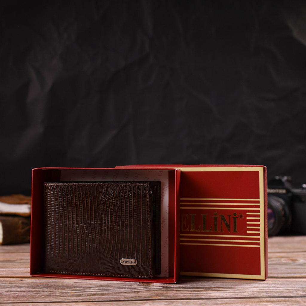 Гаманець Canpellini З натуральної шкіри Коричневий (21864) - зображення 10