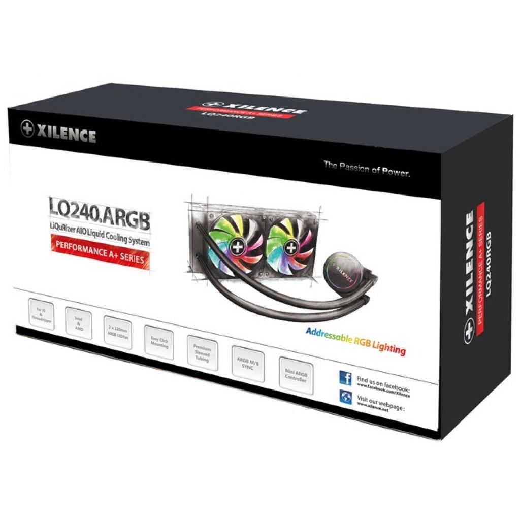 Система рідинного охолодження Xilence LiQuRizer 240 ARGB (XC977) - зображення 5