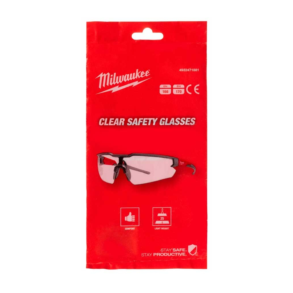 Захисні окуляри Milwaukee прозорі (4932471881) - зображення 4