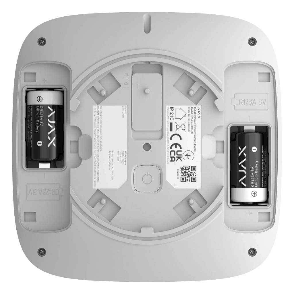 Датчик диму Ajax EN54 FireProtect Smoke/Sounder white - изображение 6