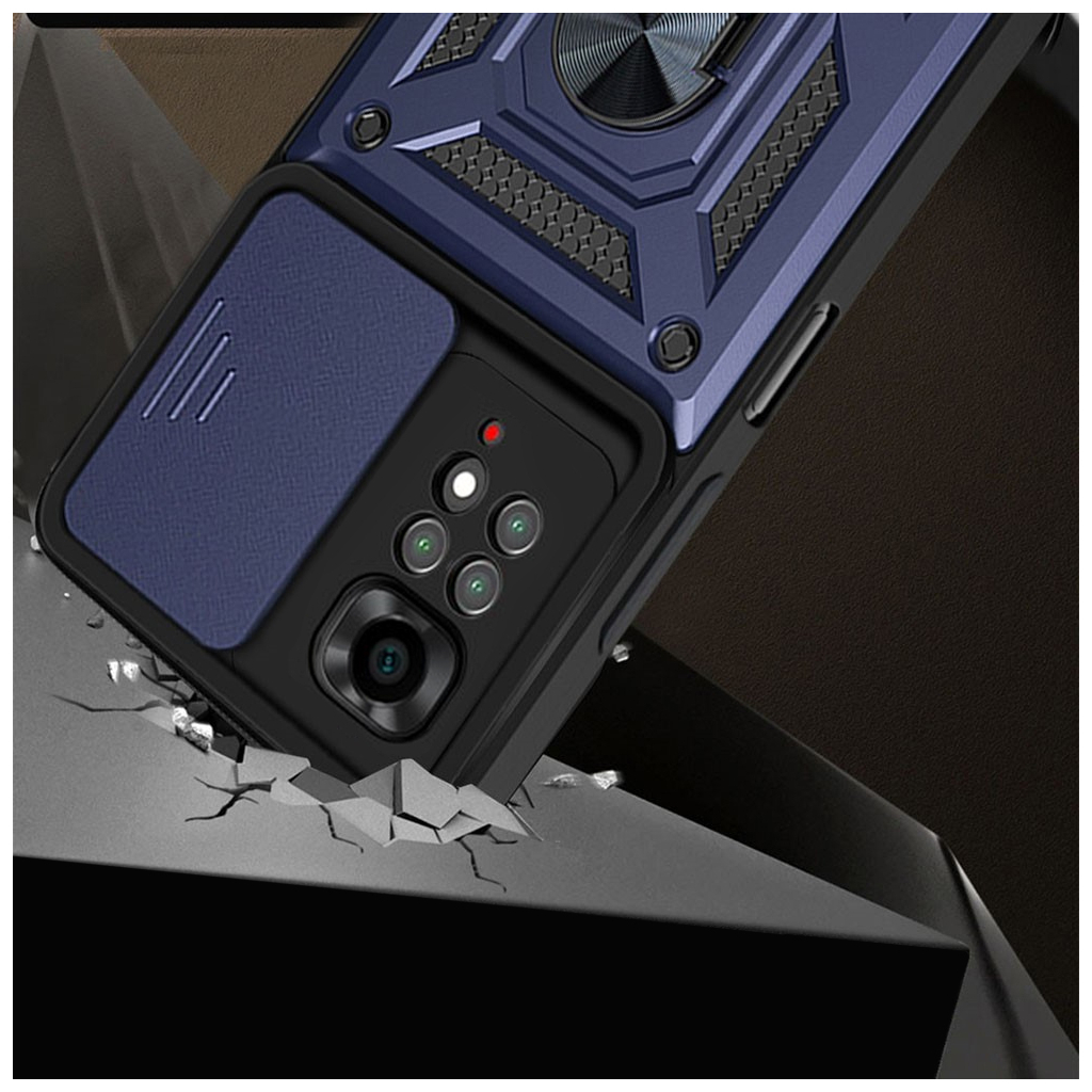 Чохол до мобільного телефона BeCover Military Xiaomi Redmi Note 11 4G/10 2021/10 2022 Blue (708228) - зображення 2