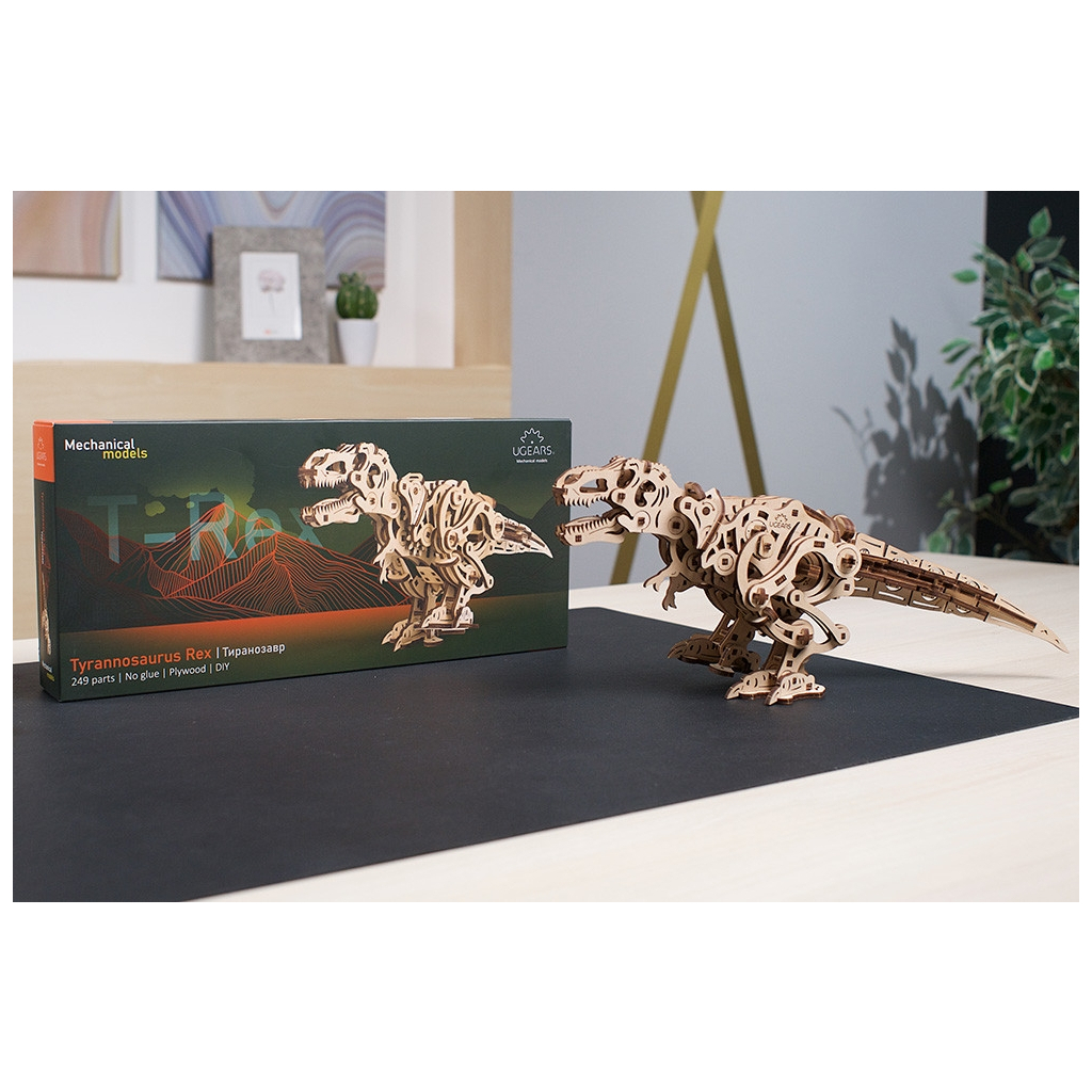 Конструктор Ugears Тиранозавр (6337468) - зображення 8