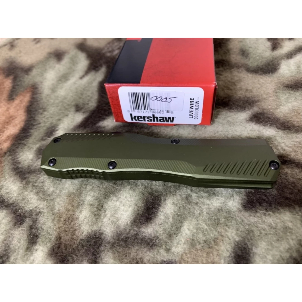 Ніж Kershaw Livewire BW Olive (9000OLBW) - зображення 8