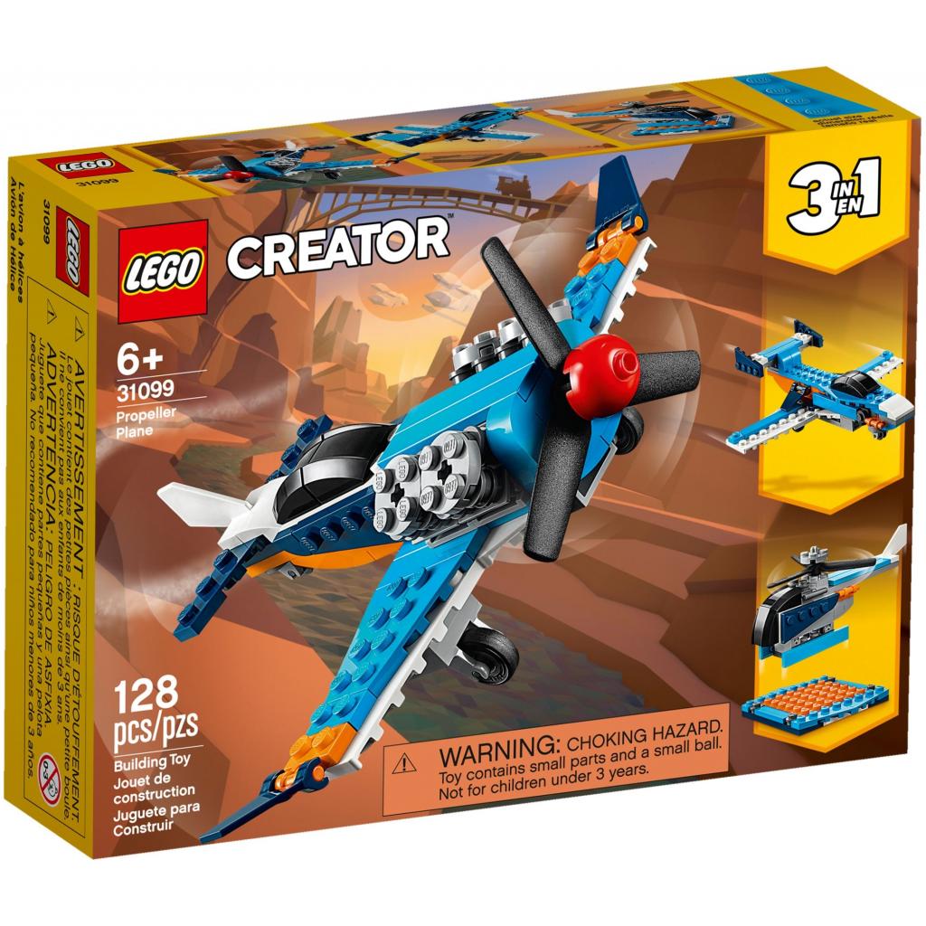 Конструктор LEGO Creator Гвинтовий літак 128 деталей (31099) - зображення 1