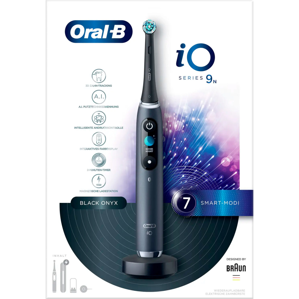 Електрична зубна щітка Oral-B IOM9.1B2.2AD Black Onyx - зображення 2