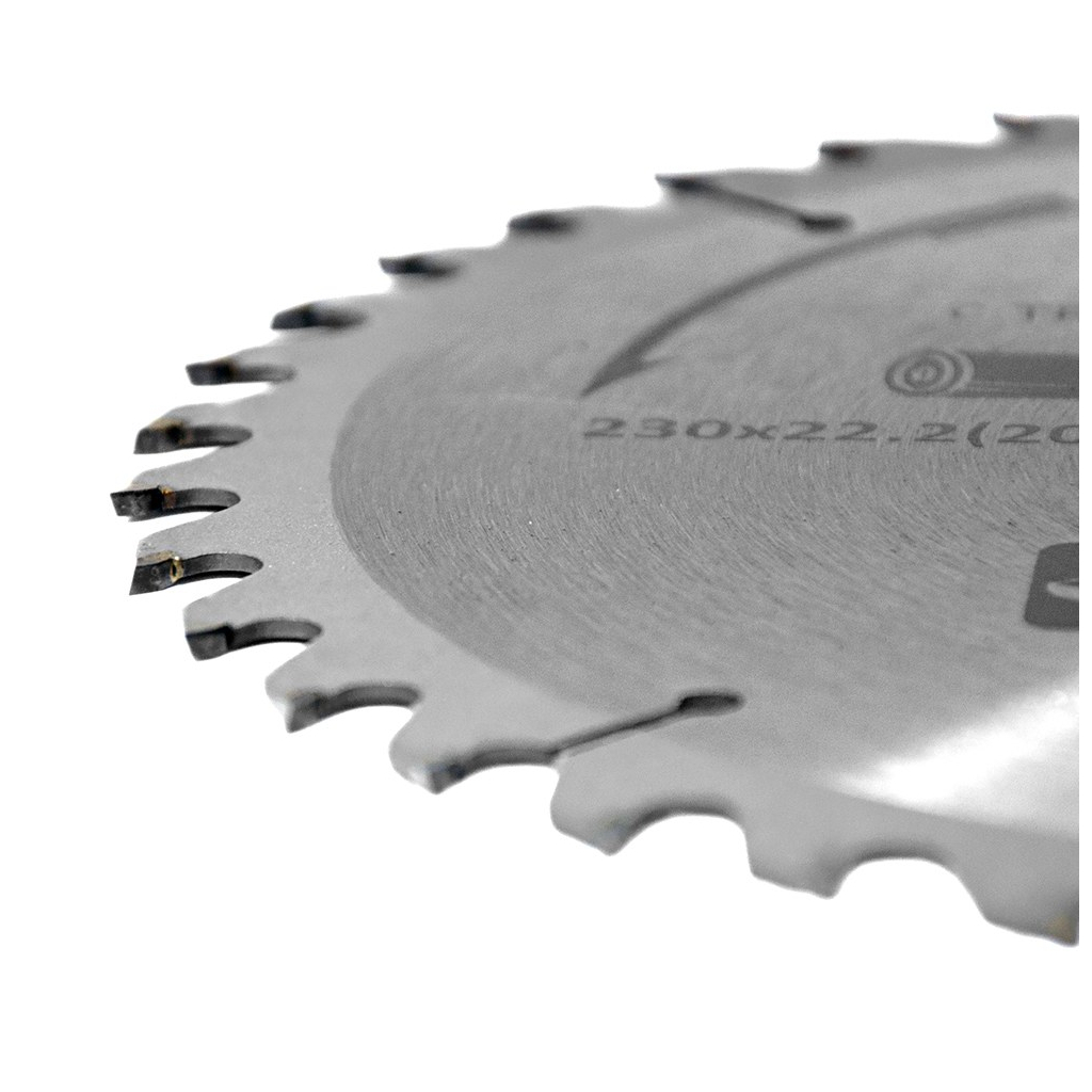 Диск пильний Grad по дереву з твердосплавними напайками Ø230×22.2(20)×40Т, 6000об/хв GRAD (1958445) (1958445) - зображення 2