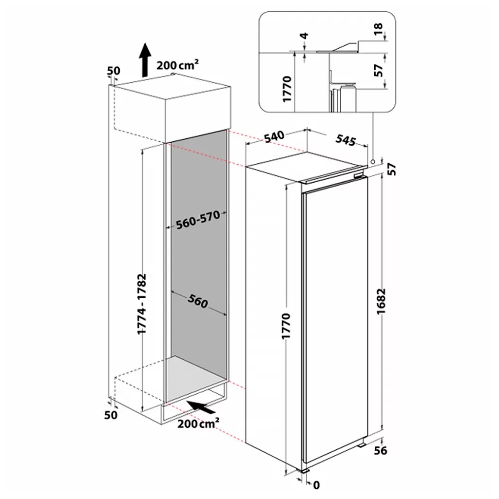 Морозильна камера Whirlpool WHSD18F013D1 - зображення 12