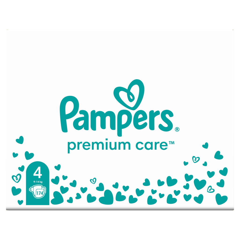 Підгузки Pampers Premium Care Розмір 4 (9-14 кг) 174 шт (8006540855935) - зображення 2