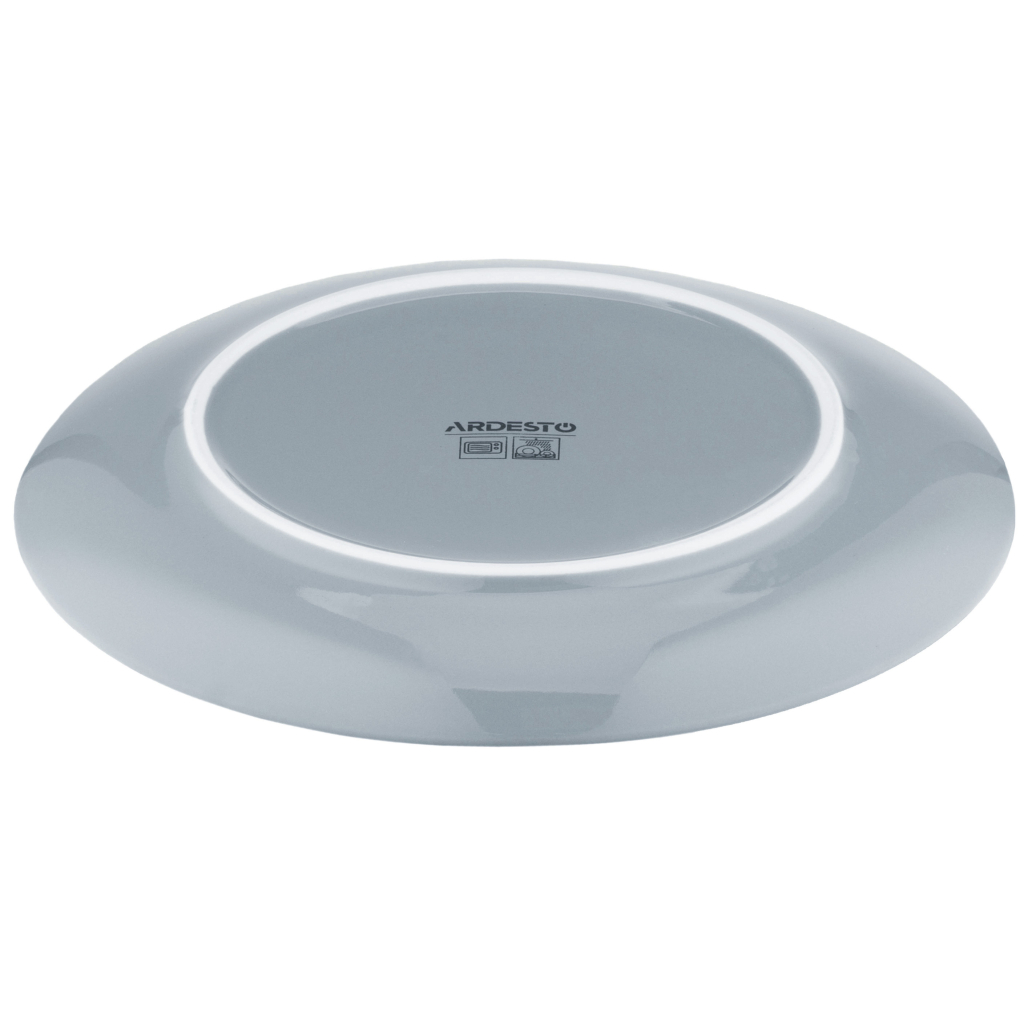 Тарілка Ardesto Capri, 19.2см, порцеляна, блакитний (AR0619CB) - зображення 4