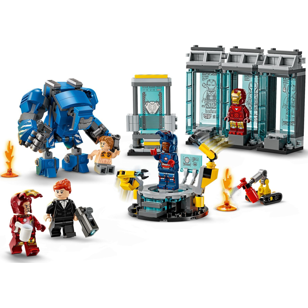 Конструктор LEGO Super Heroes Лабораторія Залізної Людини: зал обладунків (76315) - зображення 3