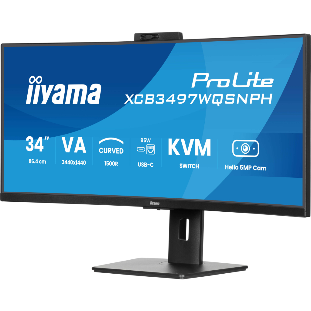 Монітор iiyama XCB3497WQSNPH-B1 - зображення 3