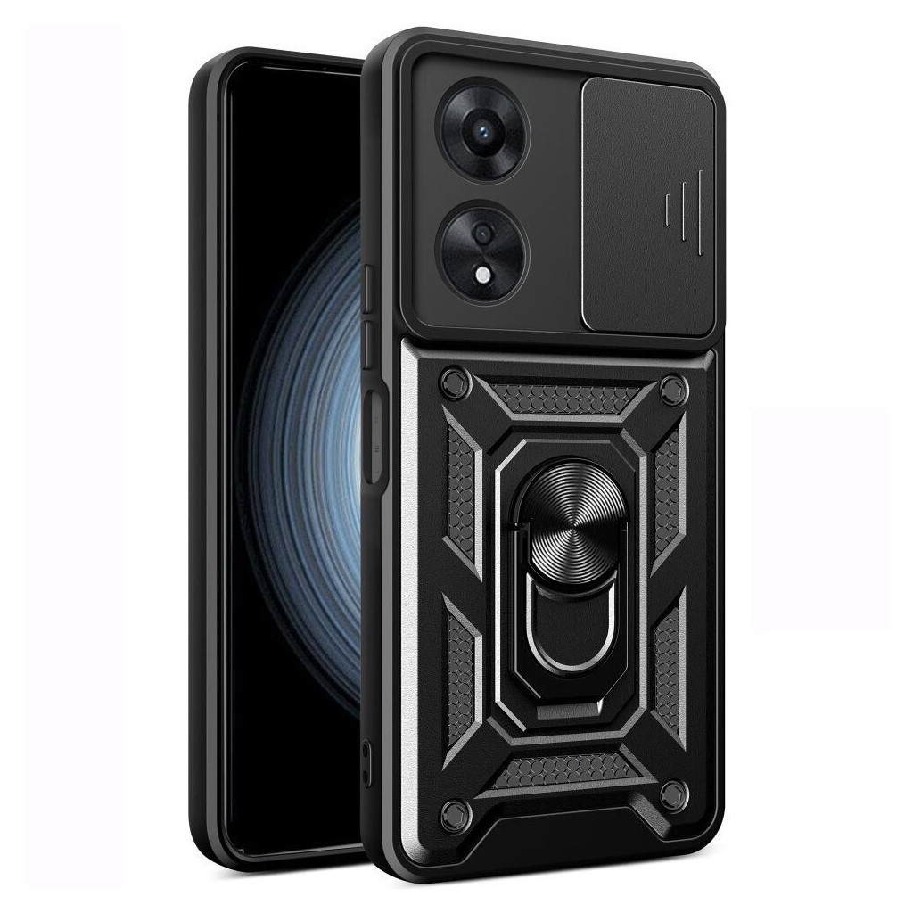 Чохол до мобільного телефона BeCover Military Oppo A58 4G Black (710713) - зображення 7