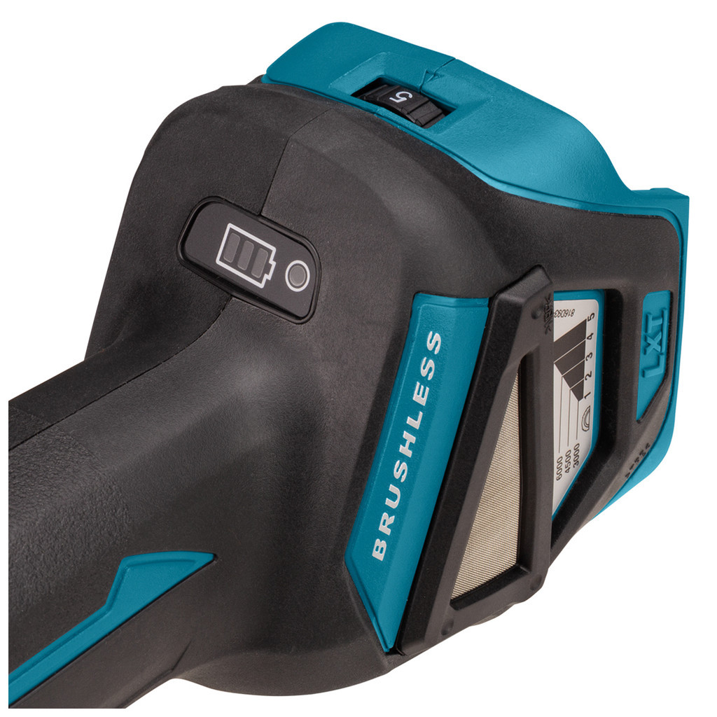 Шліфувальна машина Makita 18В, 125мм (без АКБ та ЗП) (DGA519Z) - зображення 7