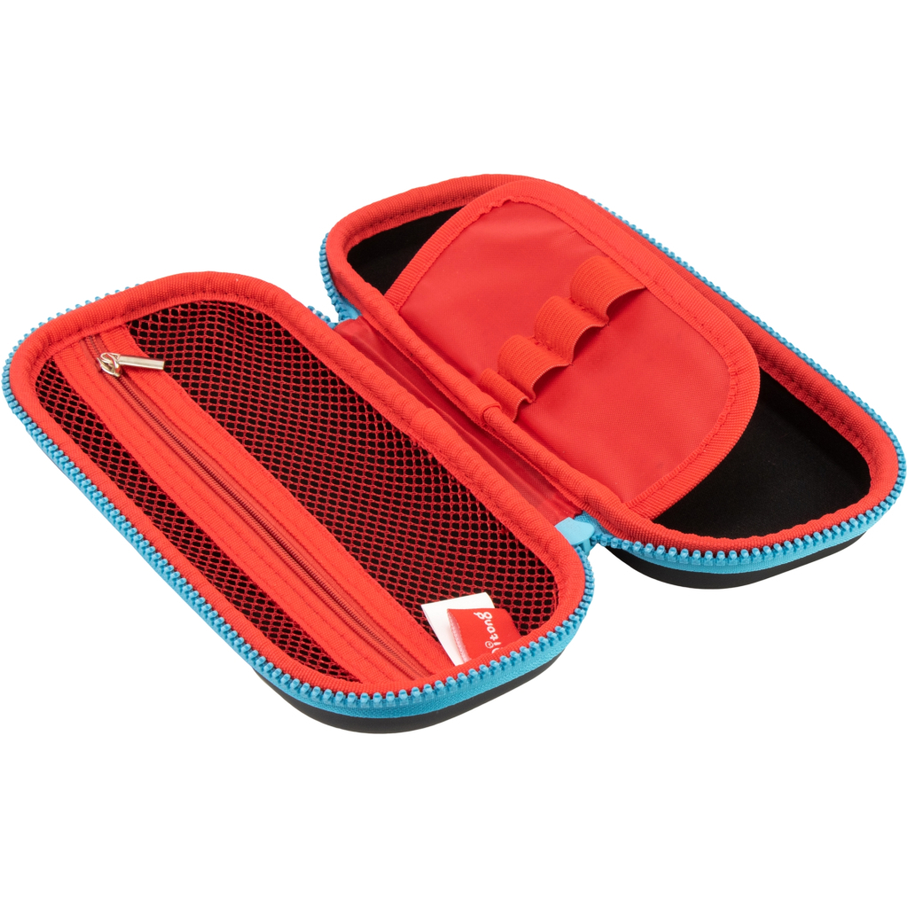 Пенал Cool For School з тисненням 1 відділення Чорний (QT-5698-Black) - зображення 3