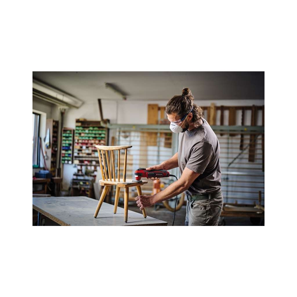 Реноватор Einhell TE-MG 350 EQ, 350Вт, 11000-20000 об/хв, LED, набір насадок, кейс (4465155) - изображение 5