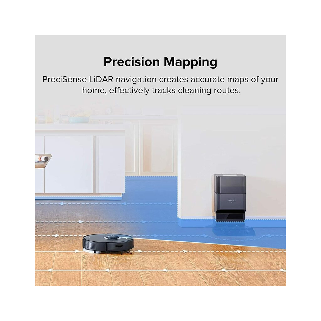 Пилосос Xiaomi RoboRock Vacuum Cleaner Q7 Max+ Black (Q7MP52-00) - зображення 4