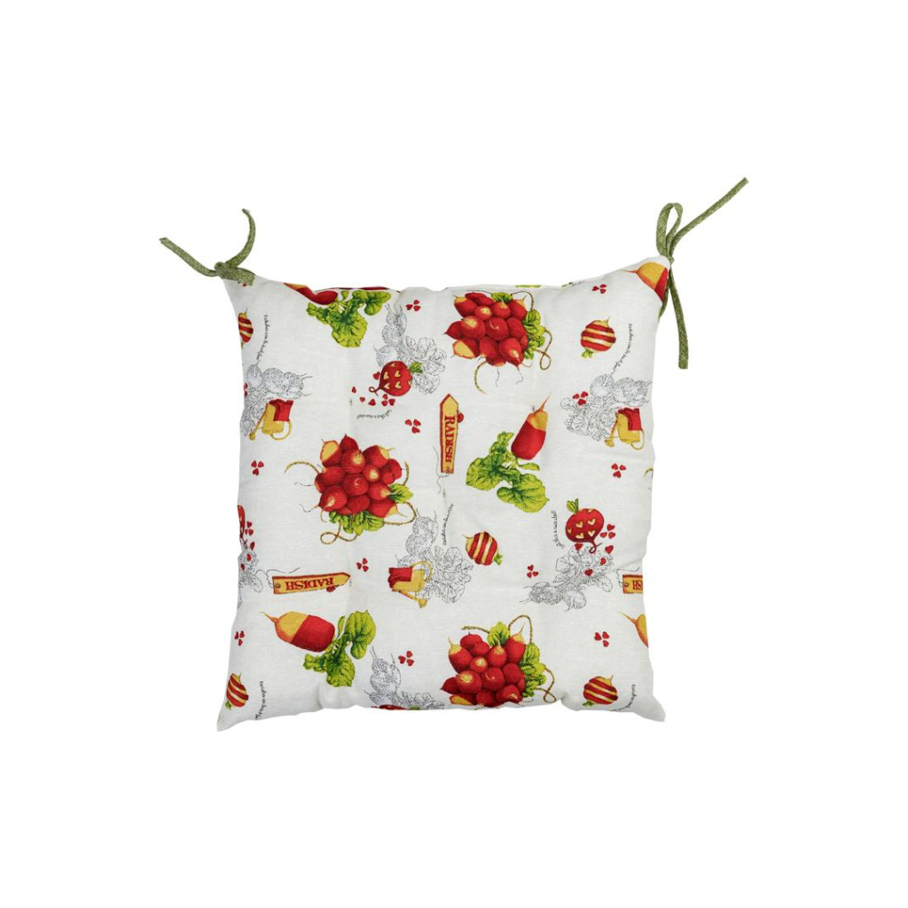 Подушка на стілець Прованс Radish 40х40 (032968) - зображення 1