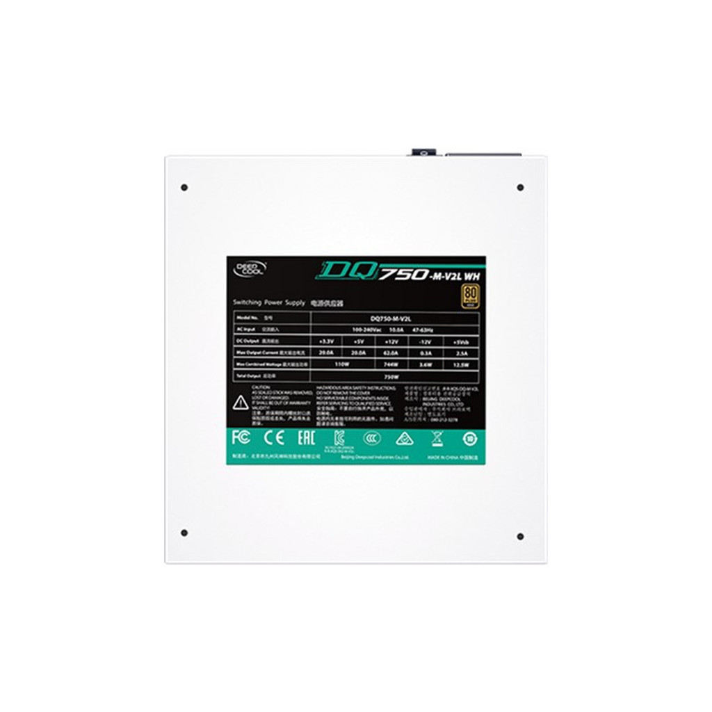 Блок живлення Deepcool 750W (DQ750-M-V2L WH) - изображение 7