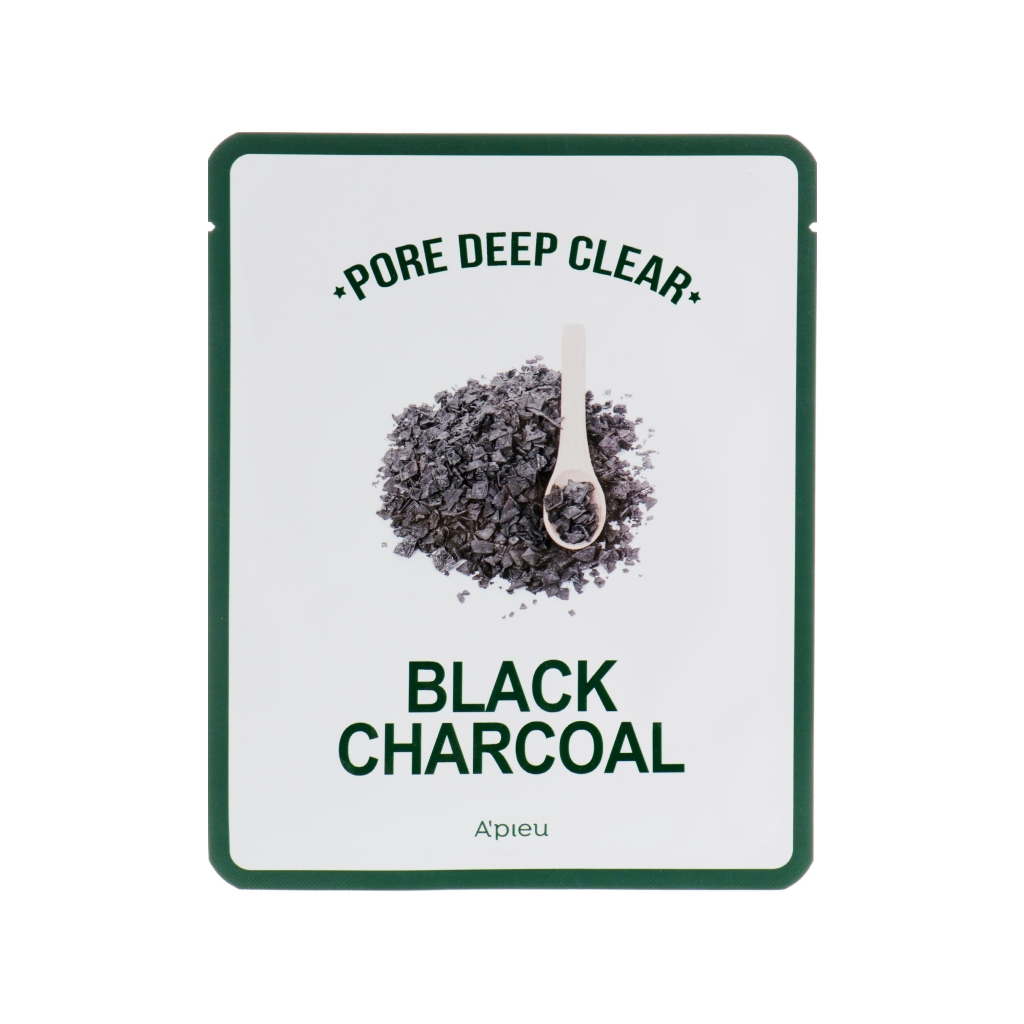 Маска для обличчя A'pieu Pore Deep Clear Black Charcoal 25 г (8806185776219) - зображення 1