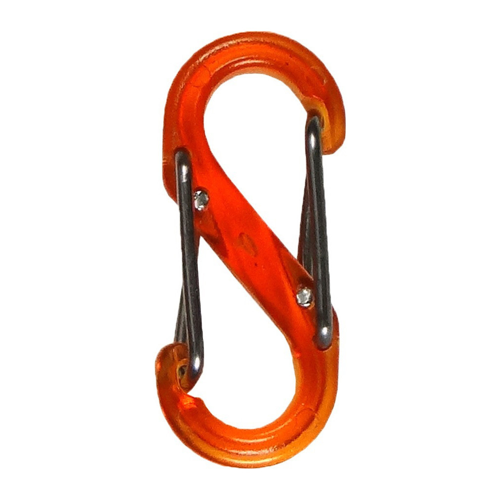 Карабін туристичний Nite ize Plastic Carb S Biner Size 4 NI674 Orange (4823082709557) - зображення 1
