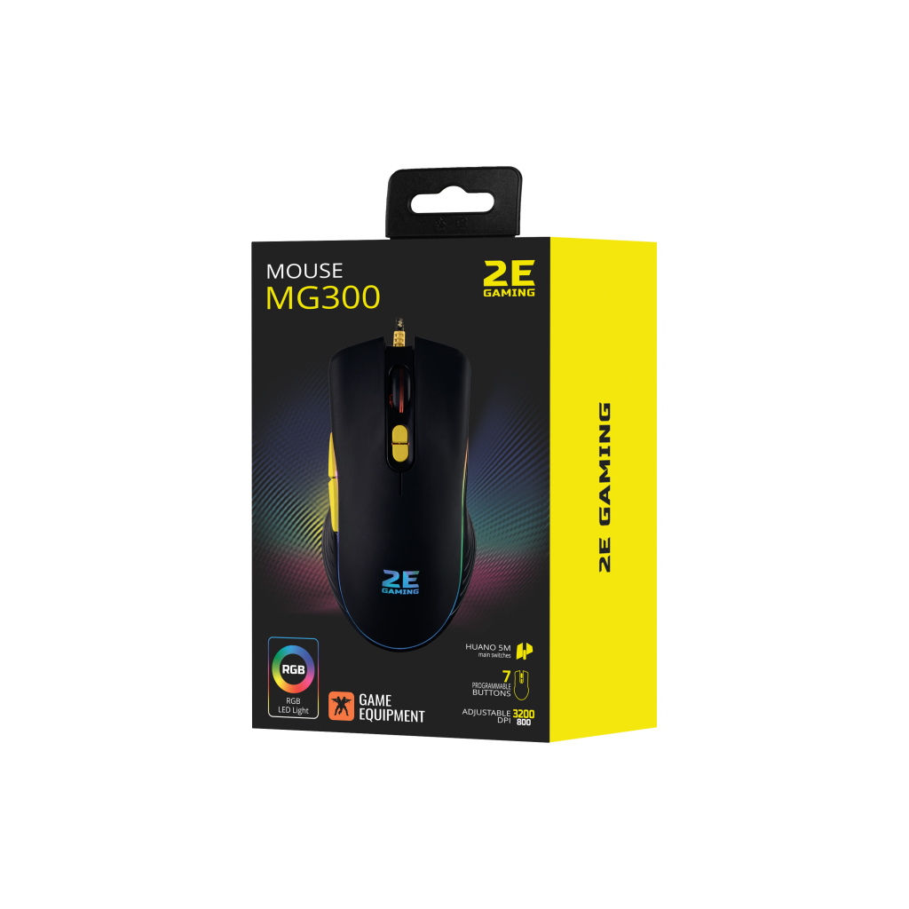 Мишка 2E Gaming MG300 RGB USB Black (2E-MG300UB) - зображення 2