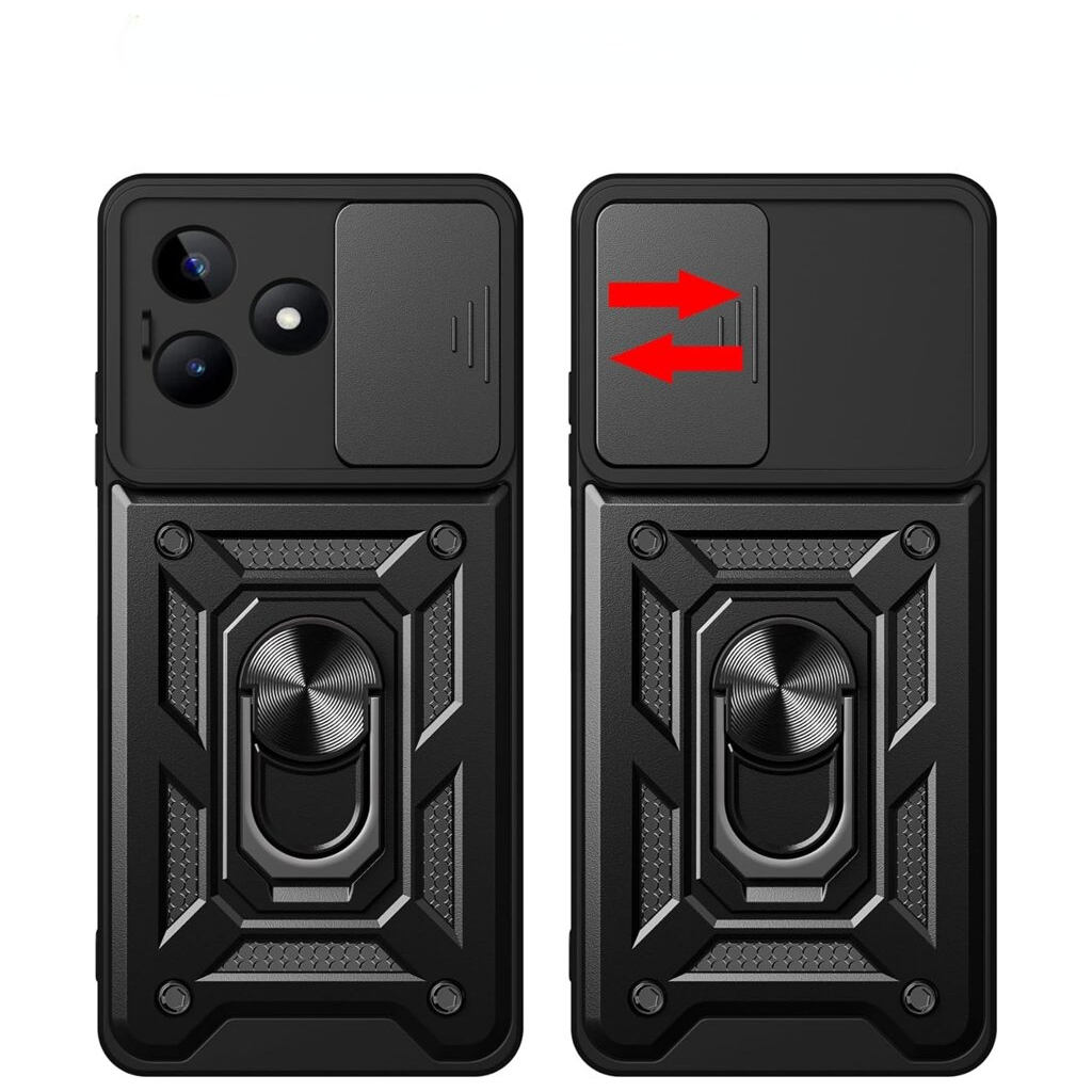 Чохол до мобільного телефона BeCover Military Realme C63 Black (712178) - зображення 3