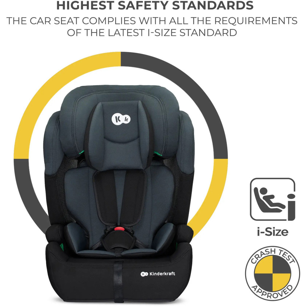 Автокрісло Kinderkraft Comfort Up i-Size Black (KCCOUP02BLK0000) (5902533923120) - зображення 8